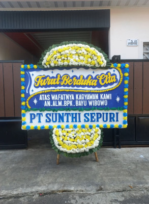 Papan Bunga Duka di Walang Sari